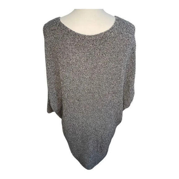 Express‎ women’s long grey v-neck sweater size small - Picture 3 of 5